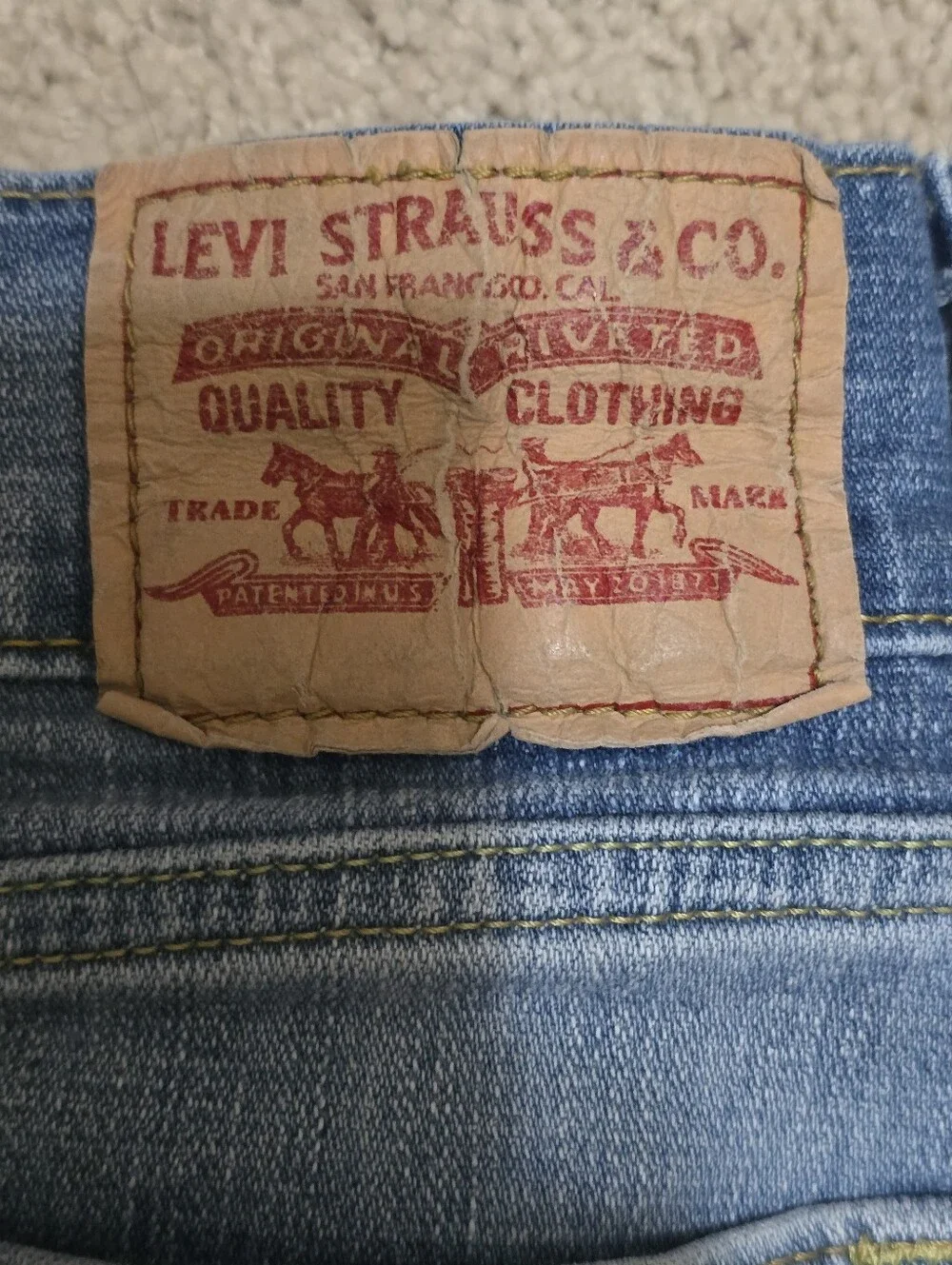 Blue Denim Jeans Skirt - Classic Mid Wash